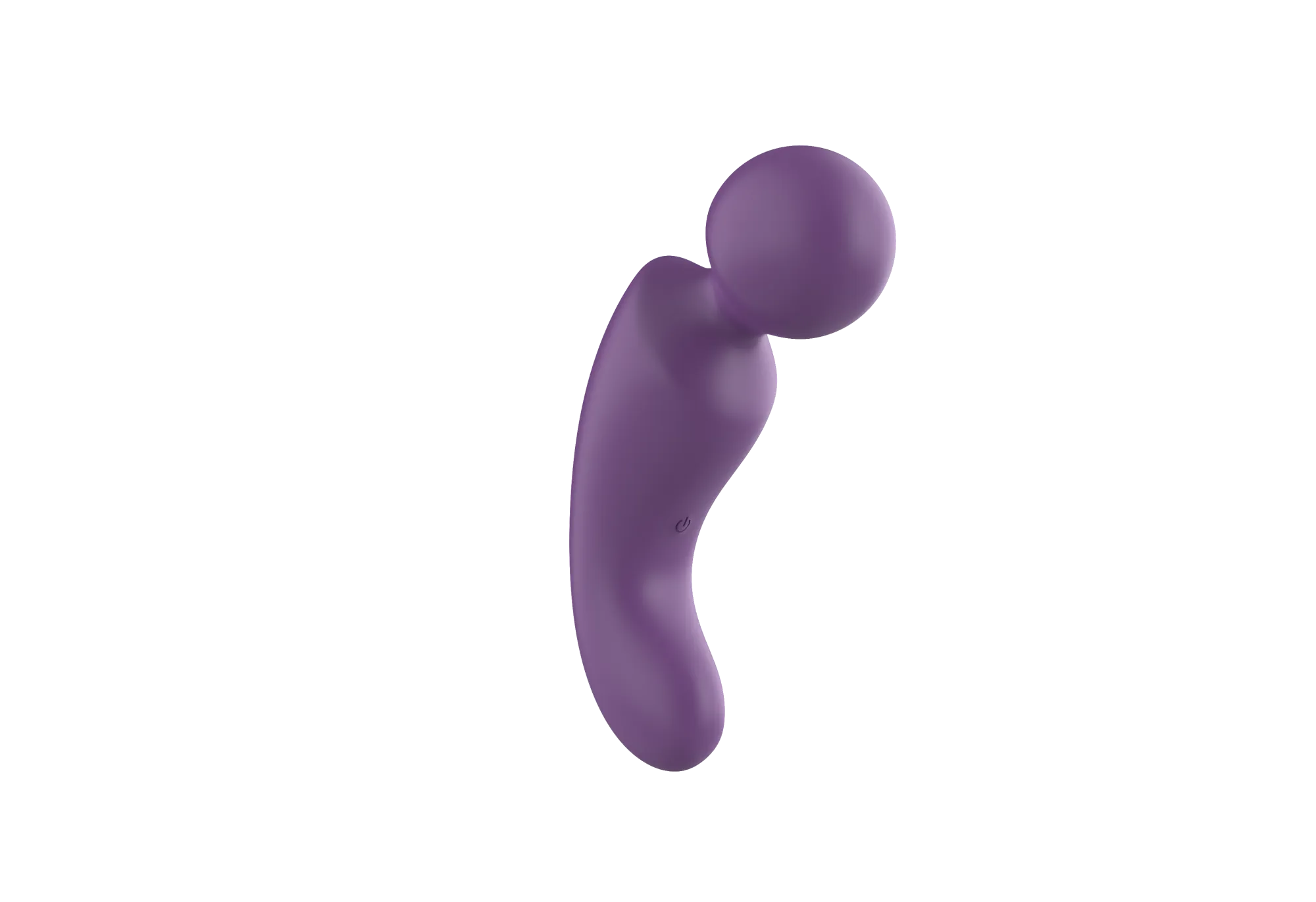 вибратор- вонд с изогнутым корпусом secwell sw24125-purple в Симферополе