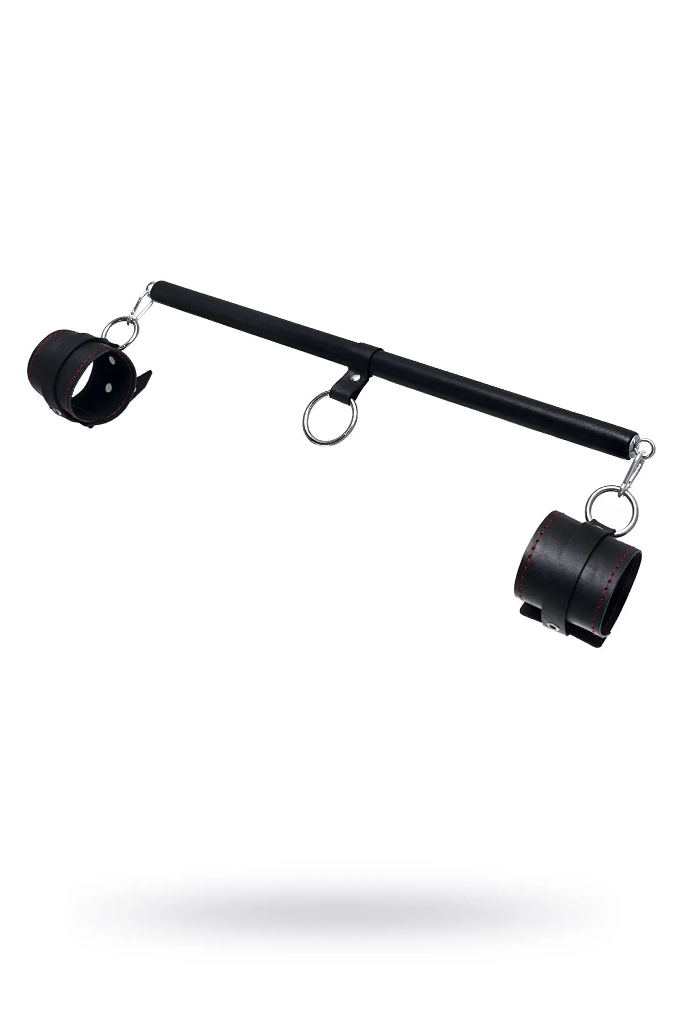 бондажный набор pecado bdsm, 3 точки фиксации, распорка, оковы, натуральная кожа, черный в Симферополе