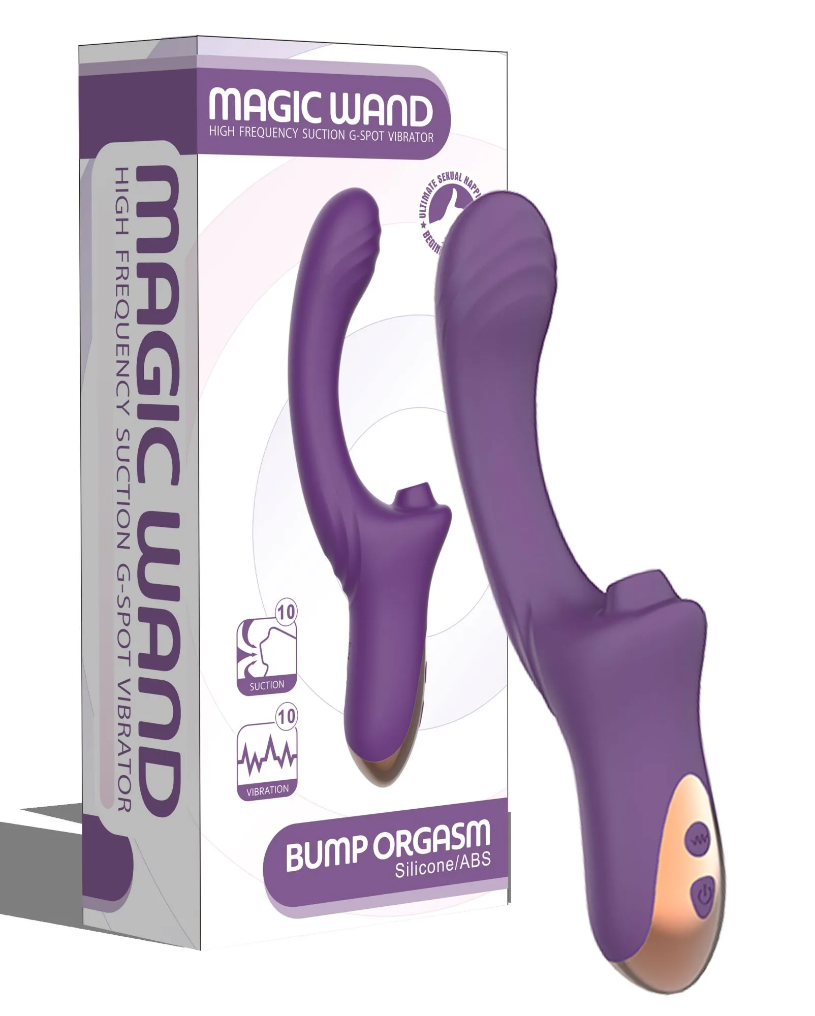 вагинально-клиторальный вибратор secwell sw3044-purple в Симферополе