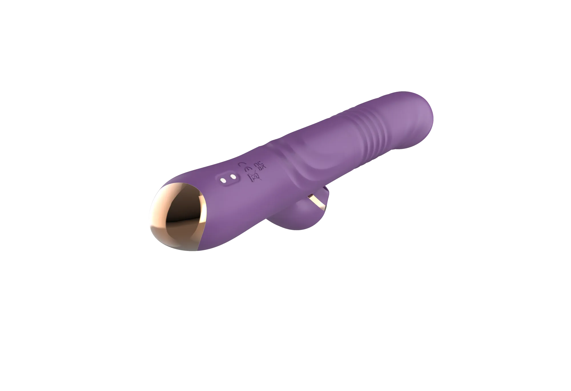 силиконовый вибратор с возвратно-поступательной стимуляцией sw24126-purple в Симферополе