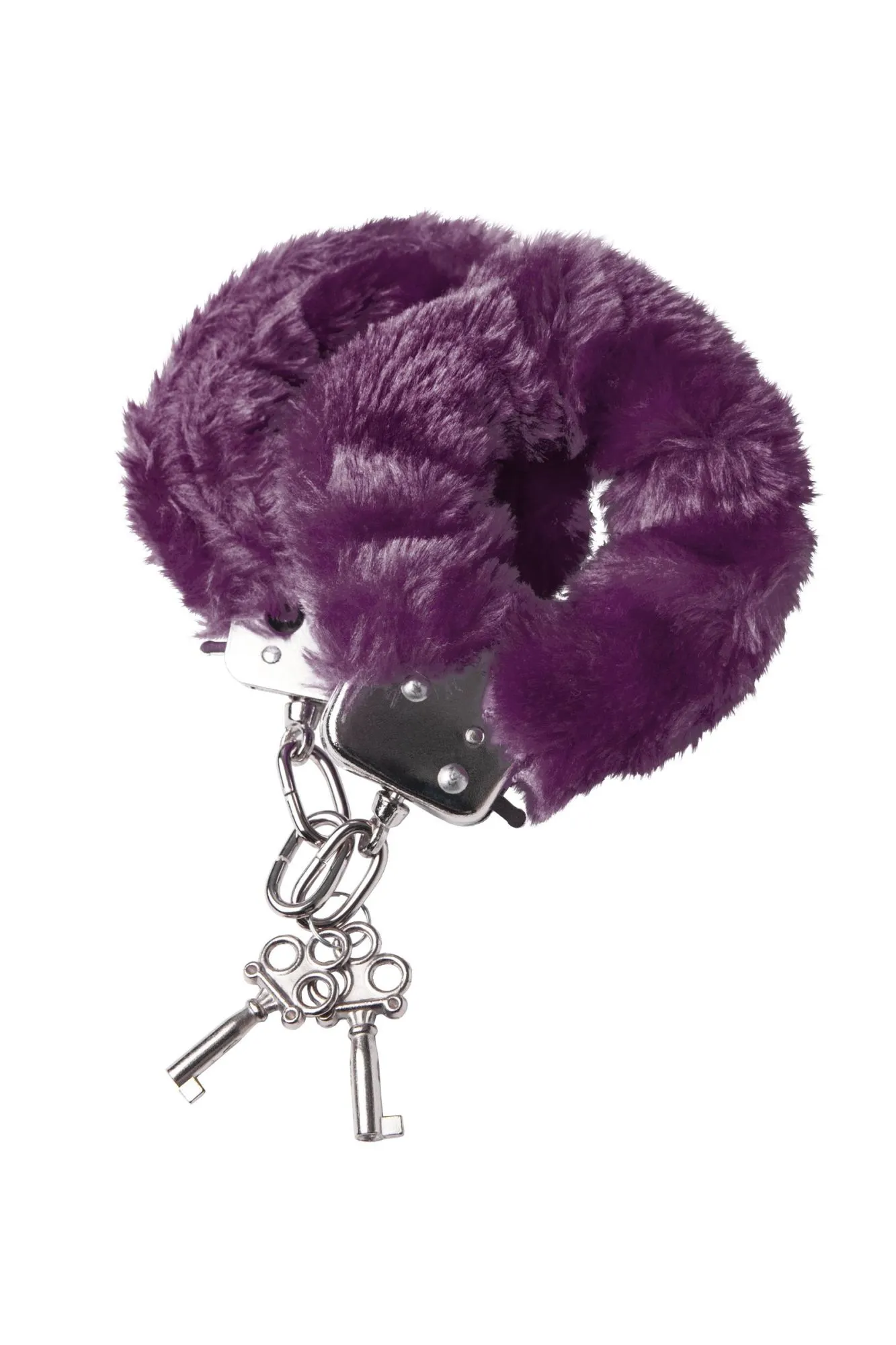 наручники toyfa theatre, меховые, фиолетовые, 28 см в Симферополе