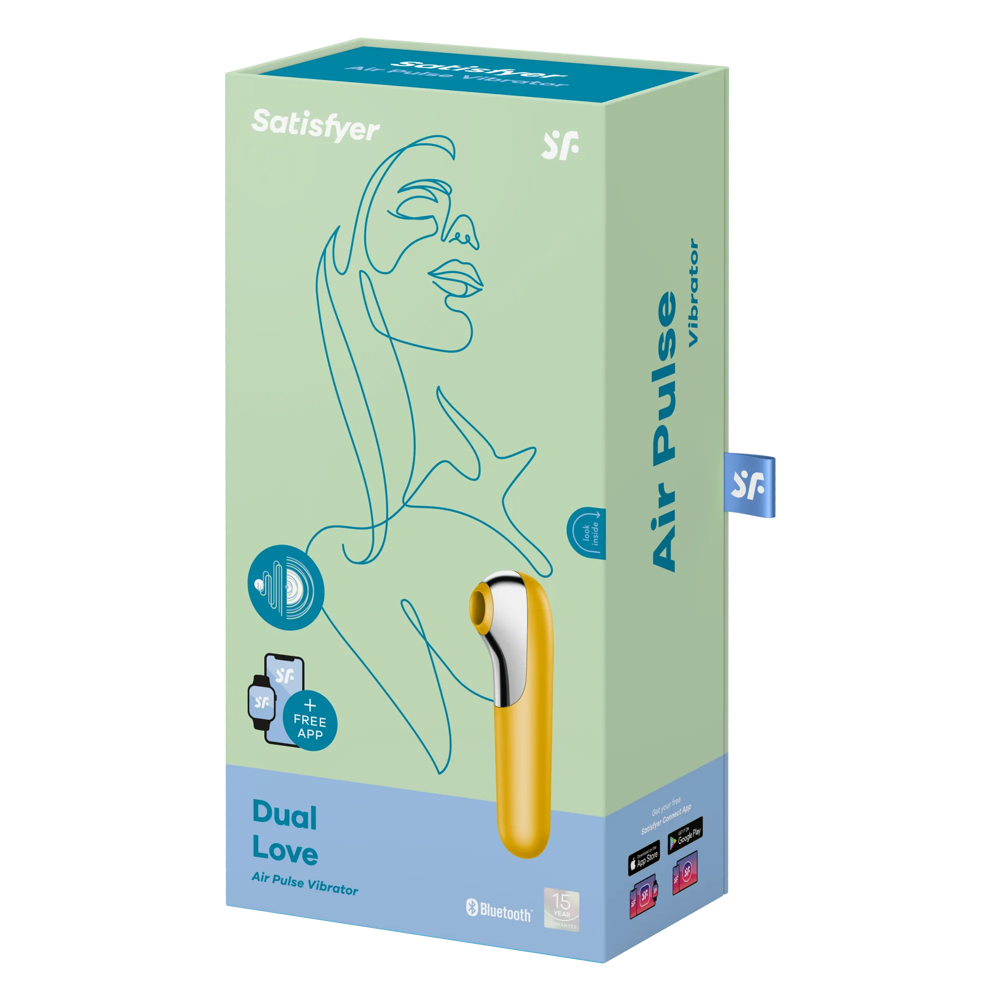 вакуумный массажер satisfyer dual love yellow 003047sa в Симферополе