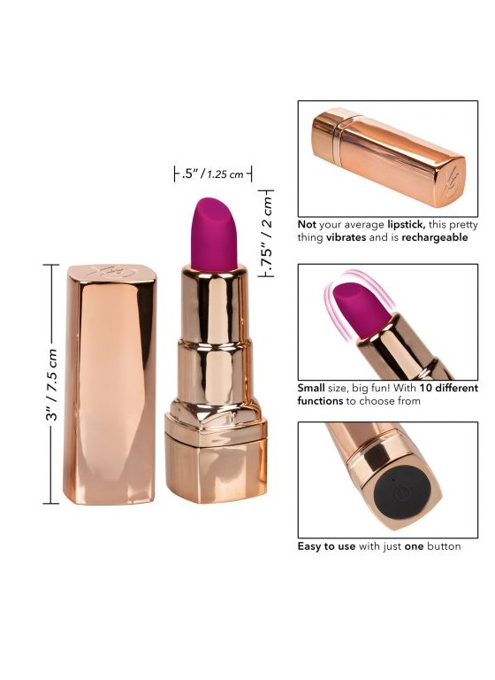 перезарежаемый миниатюрный вибромассажер в виде помады hide & play rechargeable lipstick в Симферополе