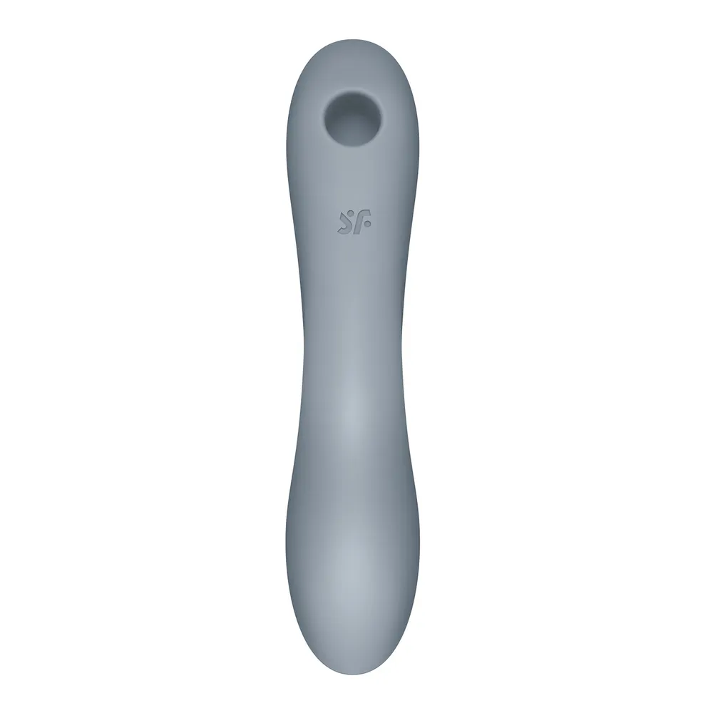 вакуум-волновой бесконтактный стимулятор клитора satisfyer curvy trinity 3, серый в Симферополе