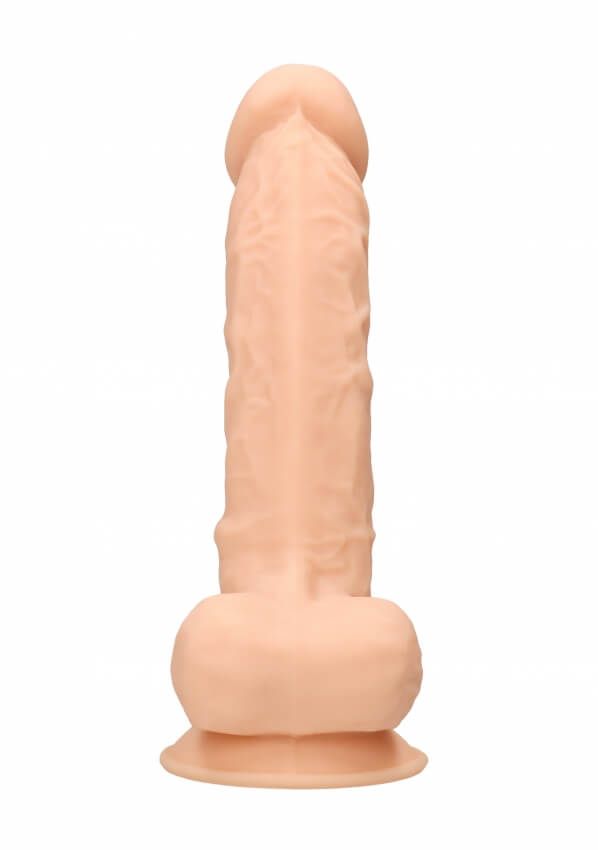 фаллоимитатор realrock 22,8 см, телесный с мошонкой в Симферополе