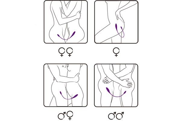 вибратор двусторонний adrien lastic 2 с пультом, фиолетовый в Симферополе