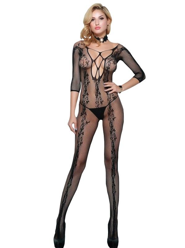 Эротическое комбинезон-сетка, черная в Симферополе