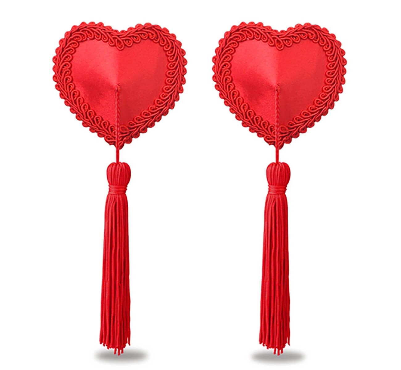 Пэстисы Lovetoy Red Heart, красные