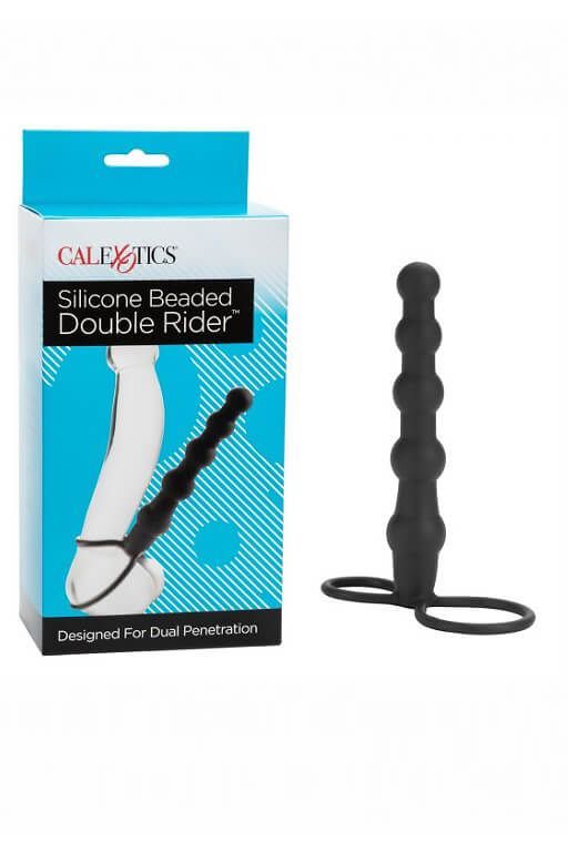 стимулятор-насадка анальный silicone beaded double rider в Симферополе