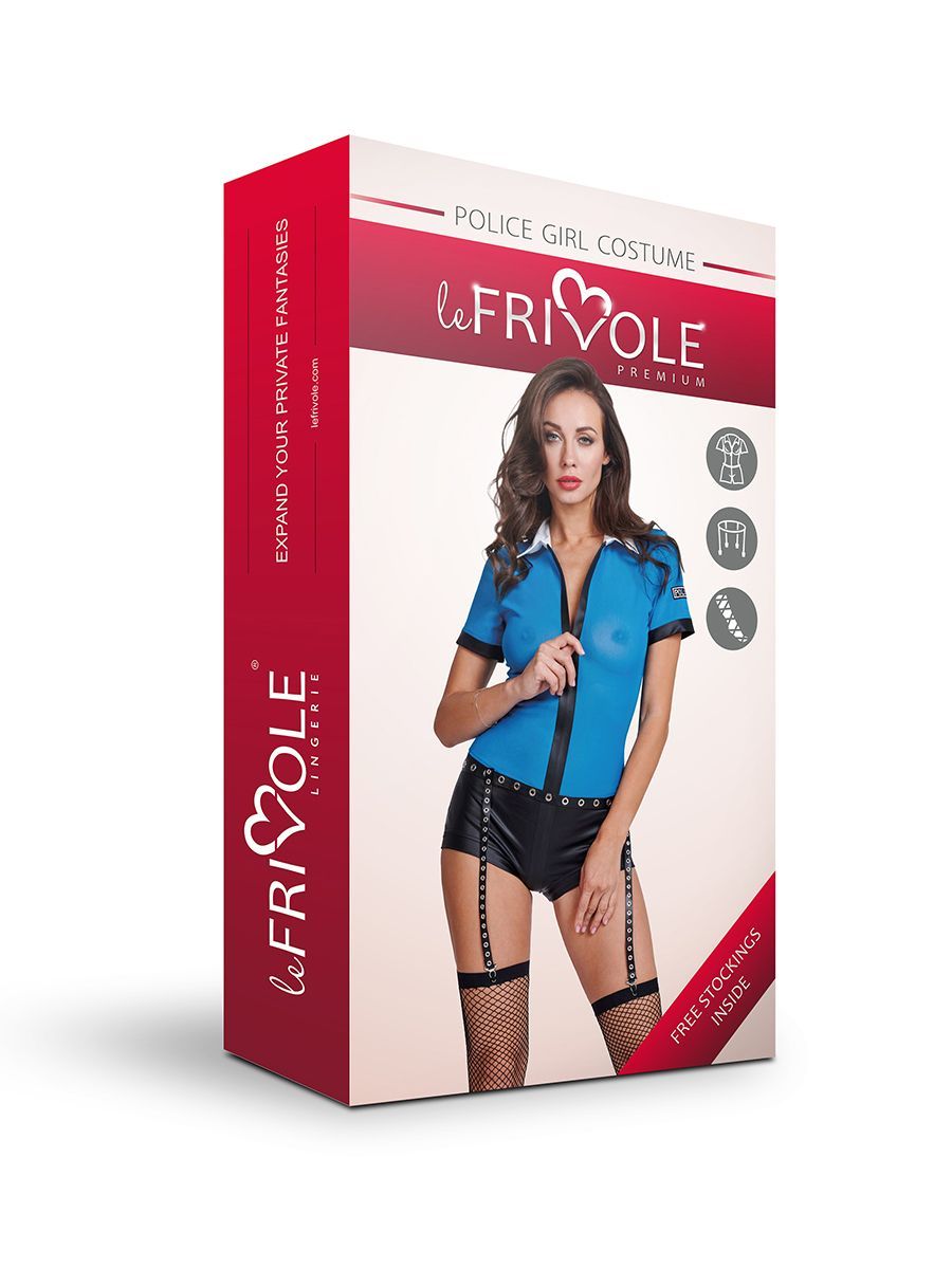 Эротическое костюм полицейского le frivole, боди на молнии в Симферополе