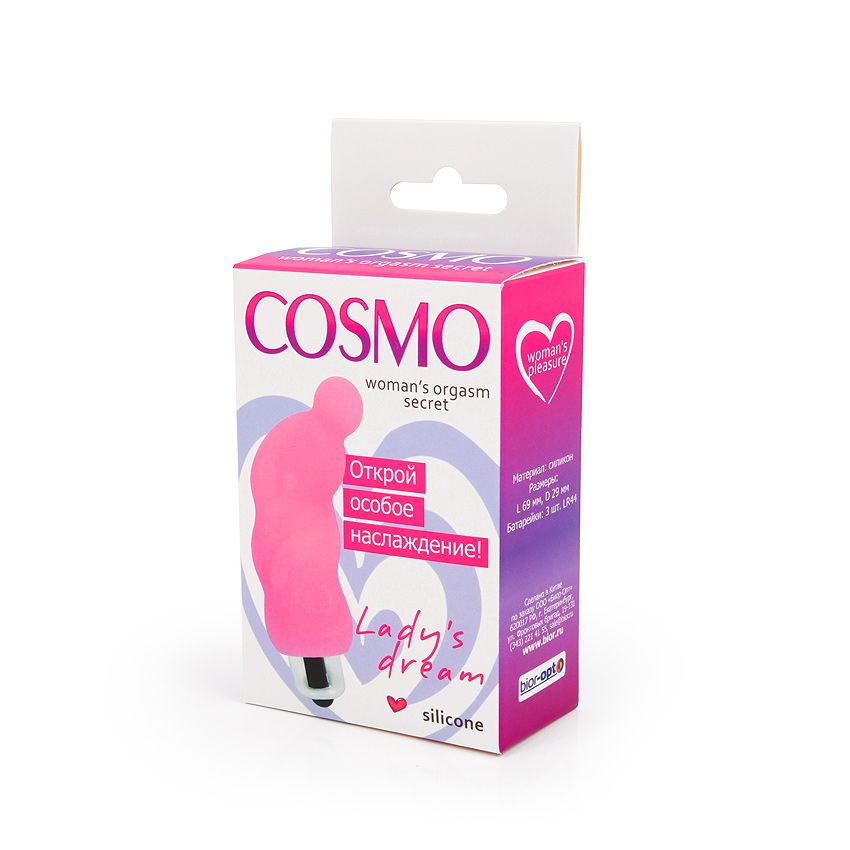 мини-вибратор cosmo, розовый в Симферополе
