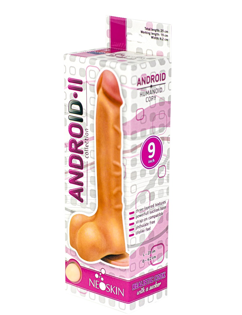 фаллоимитатор на присоске android collection-ii 9" 552403ru в Симферополе