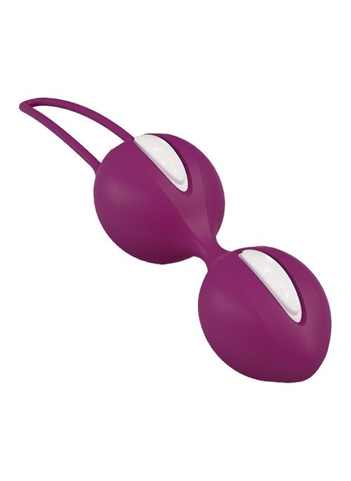 вагинальные шарики fun factory smartballs duo, фиолетово-белые в Симферополе