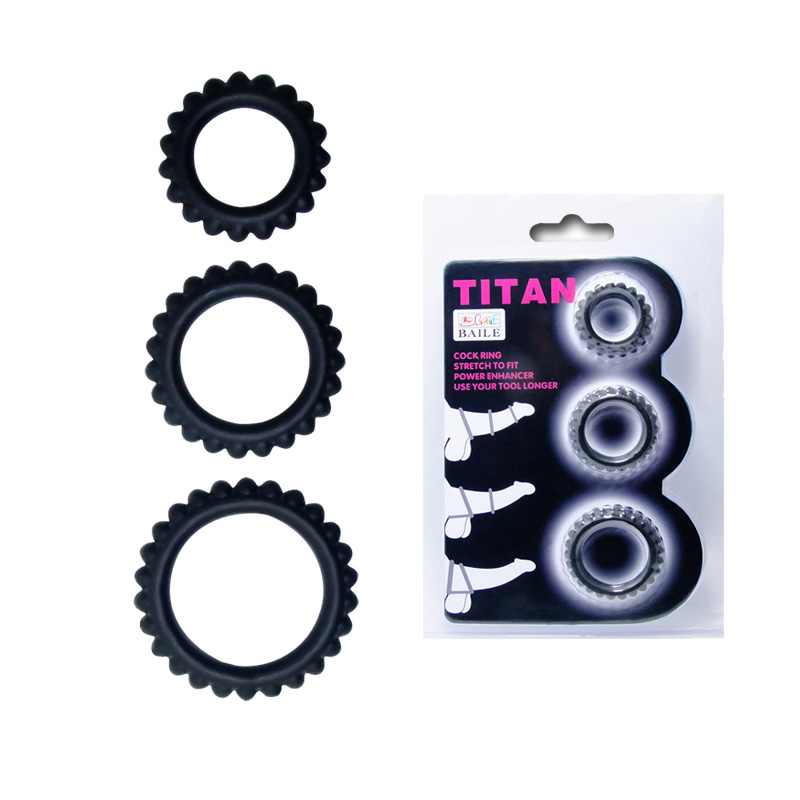 набор из 3 эрекционных колец titan bi-210143 в Симферополе