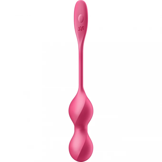 вагинальные шарики с вибрацией satisfyer love birds 2 connect app, с пультом ду, красный, 22,2 см в Симферополе