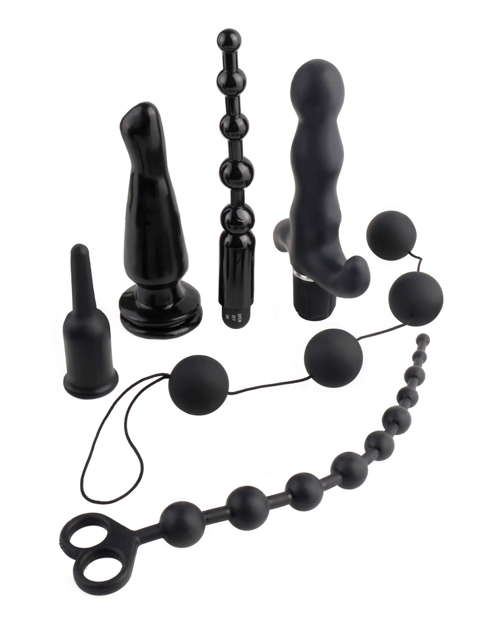 набор анальных игрушек pipedream deluxe fantasy kit, черный в Симферополе