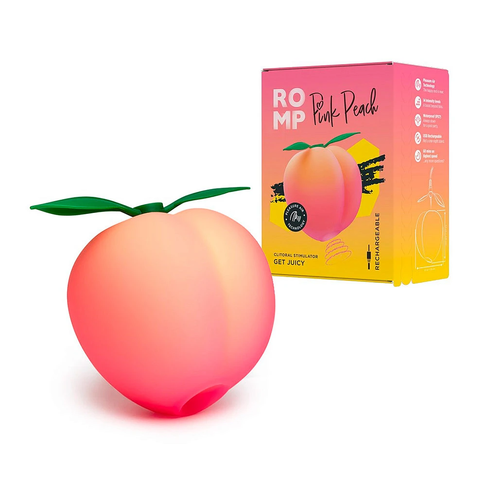 бесконтактный клиторальный стимулятор romp pink peach pleasure air стимулятор клитора в Симферополе