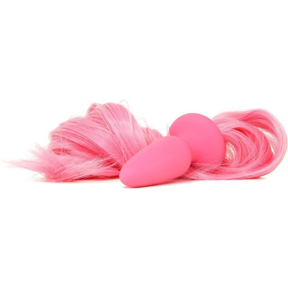 анальная пробка хвост единорога ns novelties pastel pink, розовый в Симферополе
