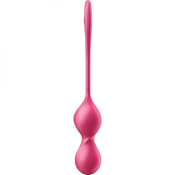 вагинальные шарики с вибрацией satisfyer love birds 2 connect app, с пультом ду, красный, 22,2 см в Симферополе