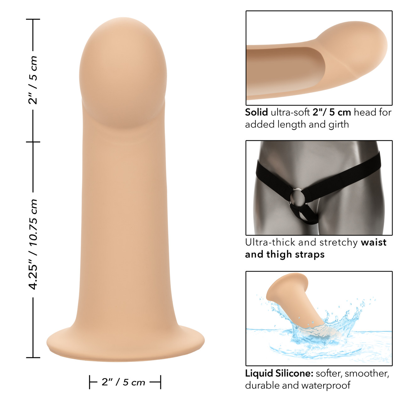 фаллопротез из силикона performance maxx extension with harness (15,75 х 5 см.) в Симферополе