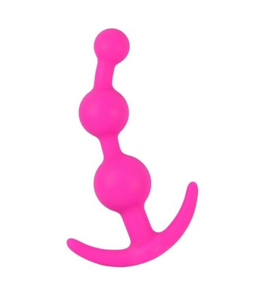 Анальная елочка Lovetoy Lure Me 20, розовая
