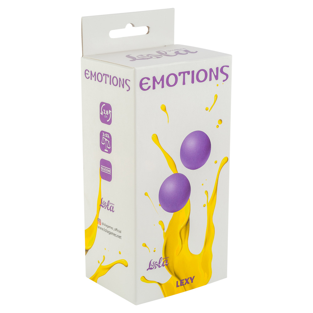 вагинальные шарики без сцепки emotions lexy medium purple 4015-01lola в Симферополе