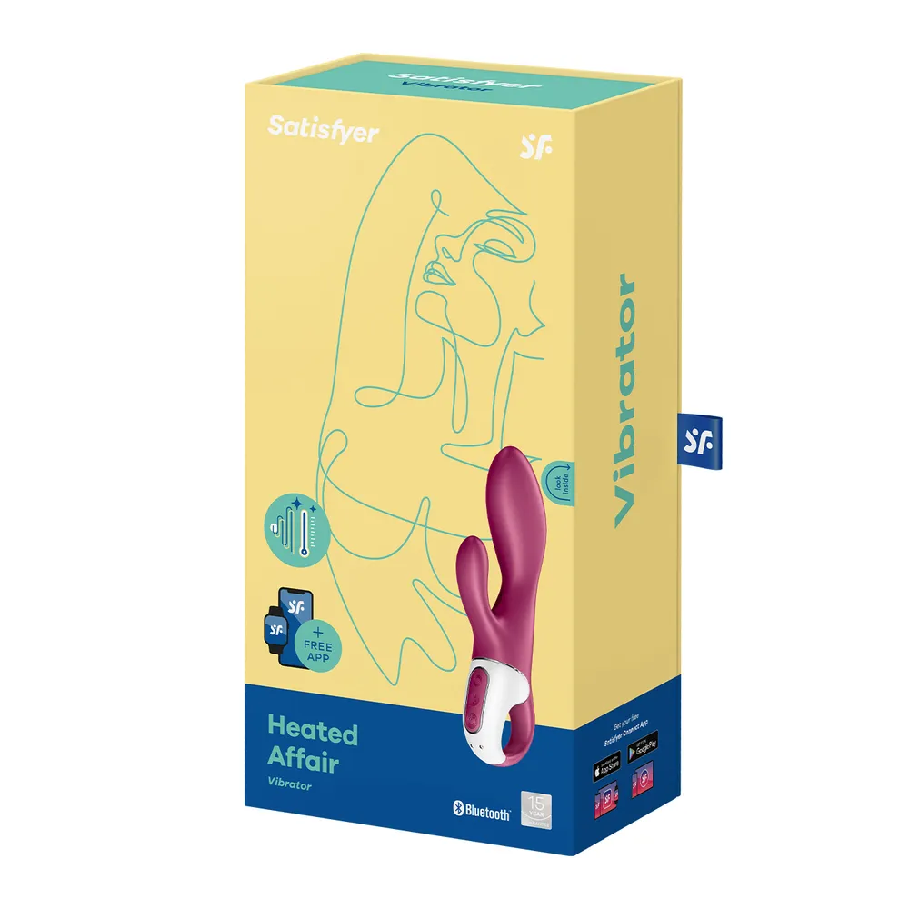 вибромассажер satisfyer heated affair connect app, красный в Симферополе