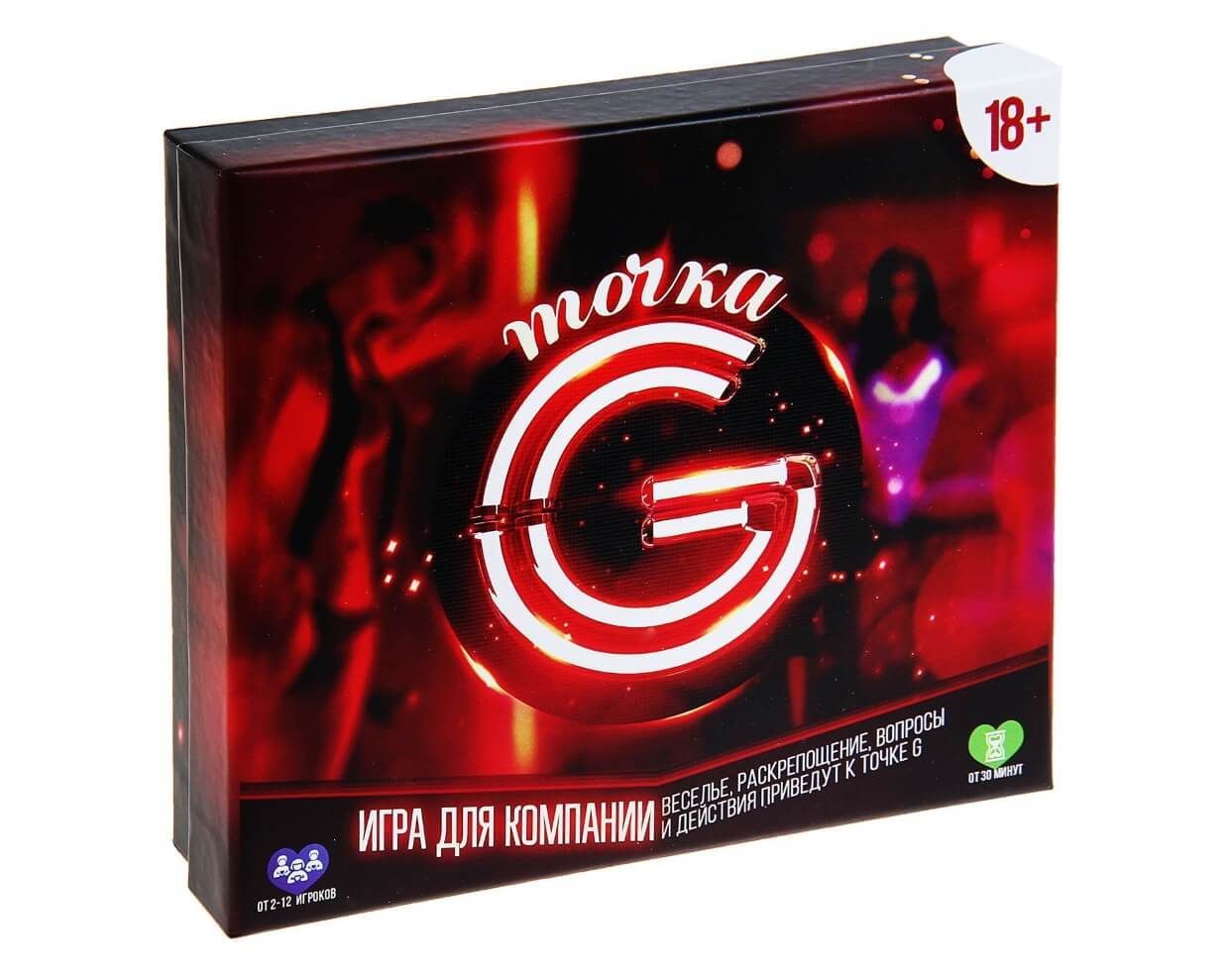 Игра карточная "Точка G", с полем