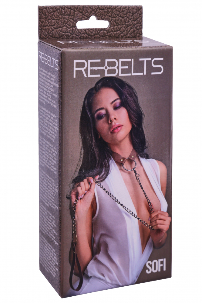 поводок и чокер с кольцом sofi brown 7747-02rebelts в Симферополе