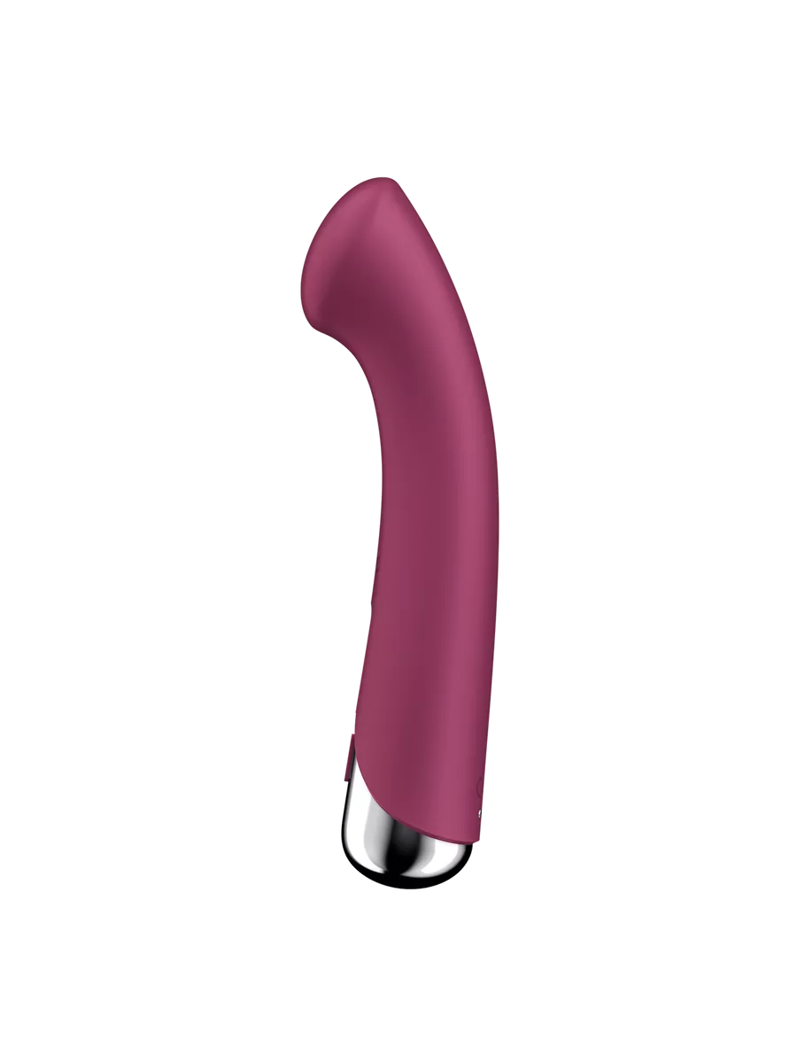 вибратор для точки g  с ротацией satisfyer spinning g-spot 1, силикон, бордовый, 16,8 см в Симферополе