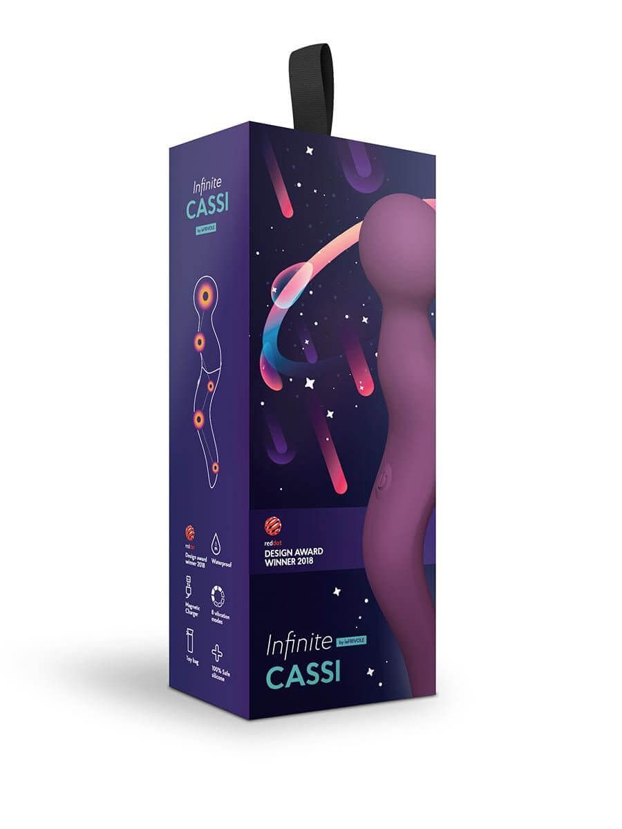 вибромассажер wand cassi, фиолетовый в Симферополе
