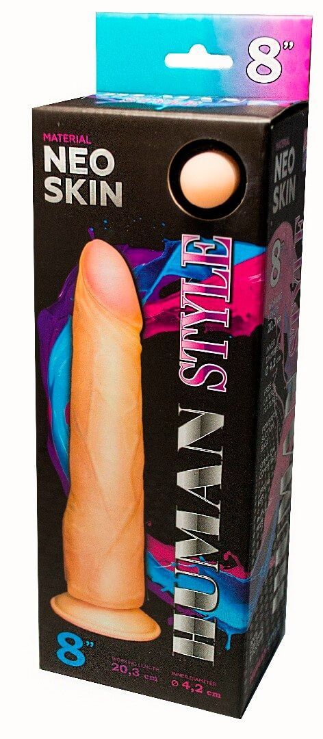 Фаллоимитатор Lovetoy Human Style 8 inch, телесный