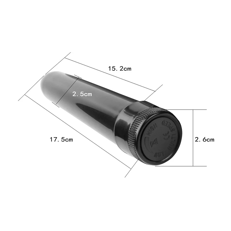 классический силиконовый вибратор 2,8 х 18 см, черный 47540-mm в Симферополе