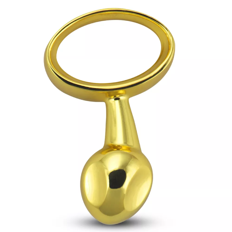 анальная пробка lovetoy luxury pure metal plug, золотистая в Симферополе