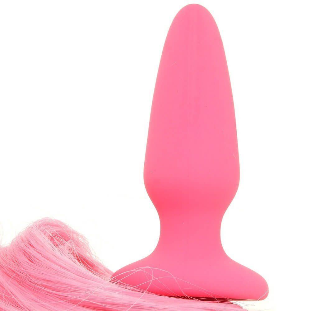анальная пробка хвост единорога ns novelties pastel pink, розовый в Симферополе