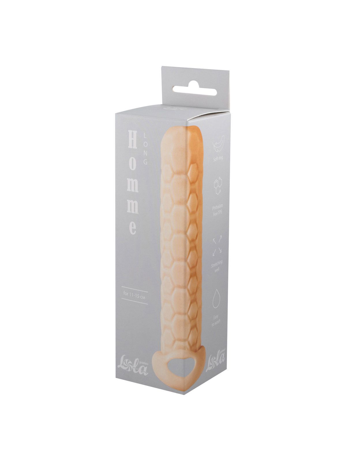 фаллоудлинитель homme long flesh для 11-15 см 7009-03lola в Симферополе