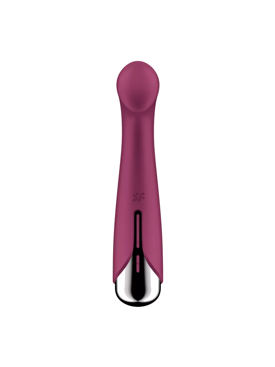 вибратор для точки g  с ротацией satisfyer spinning g-spot 1, силикон, бордовый, 16,8 см в Симферополе
