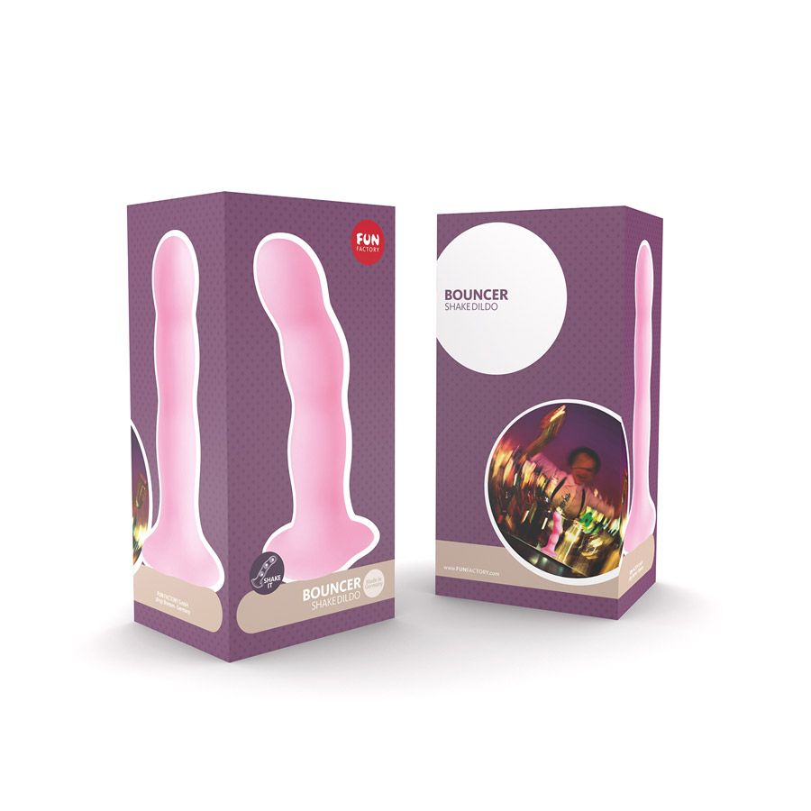 фаллоимитатор fun factory bouncer, розовый в Симферополе