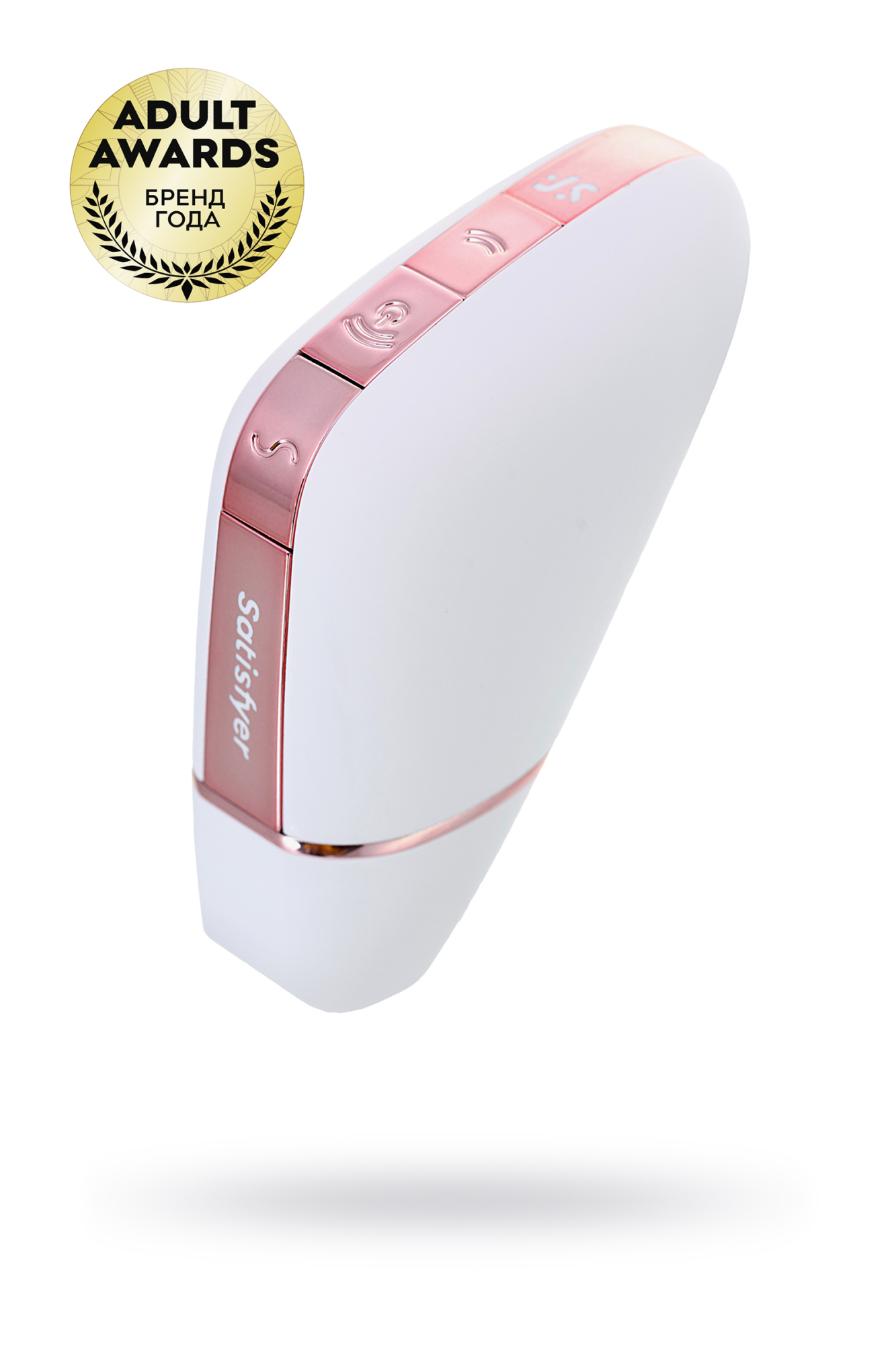 вакуум-волновой бесконтактный стимулятор клитора satisfyer love triangle, силикон, белый, 8,8 см. в Симферополе
