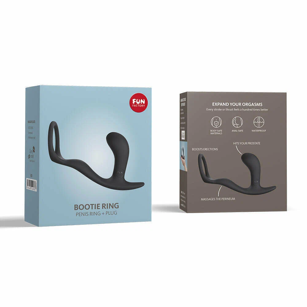 пробка с кольцом fun factory - bootie ring black в Симферополе