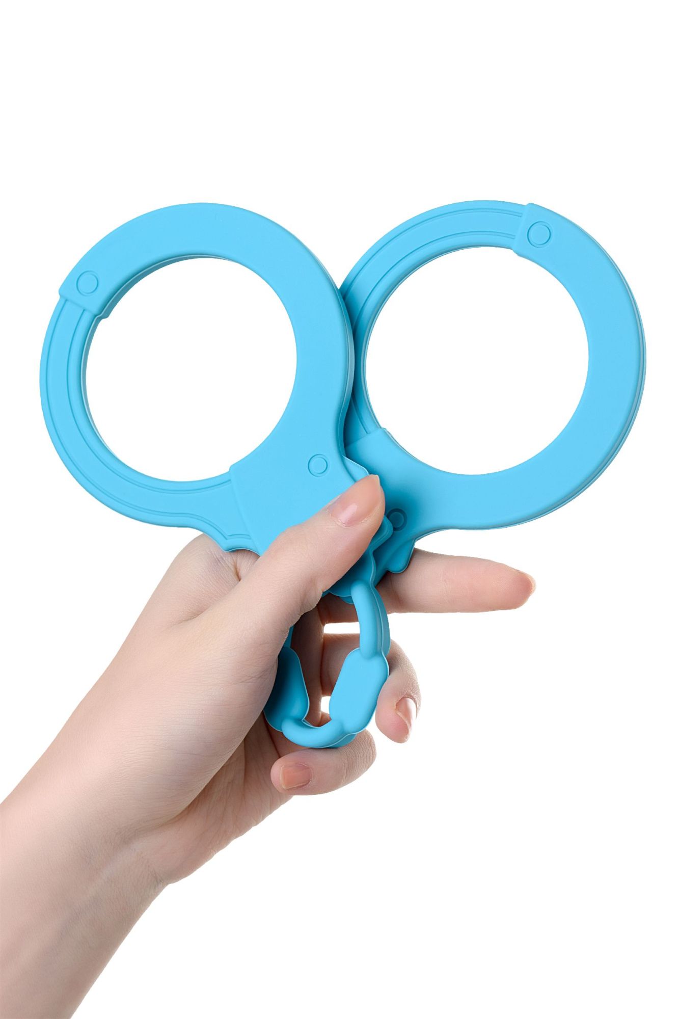силиконовые наручники a-toys by toyfa celet, силикон, голубые, 33 см в Симферополе