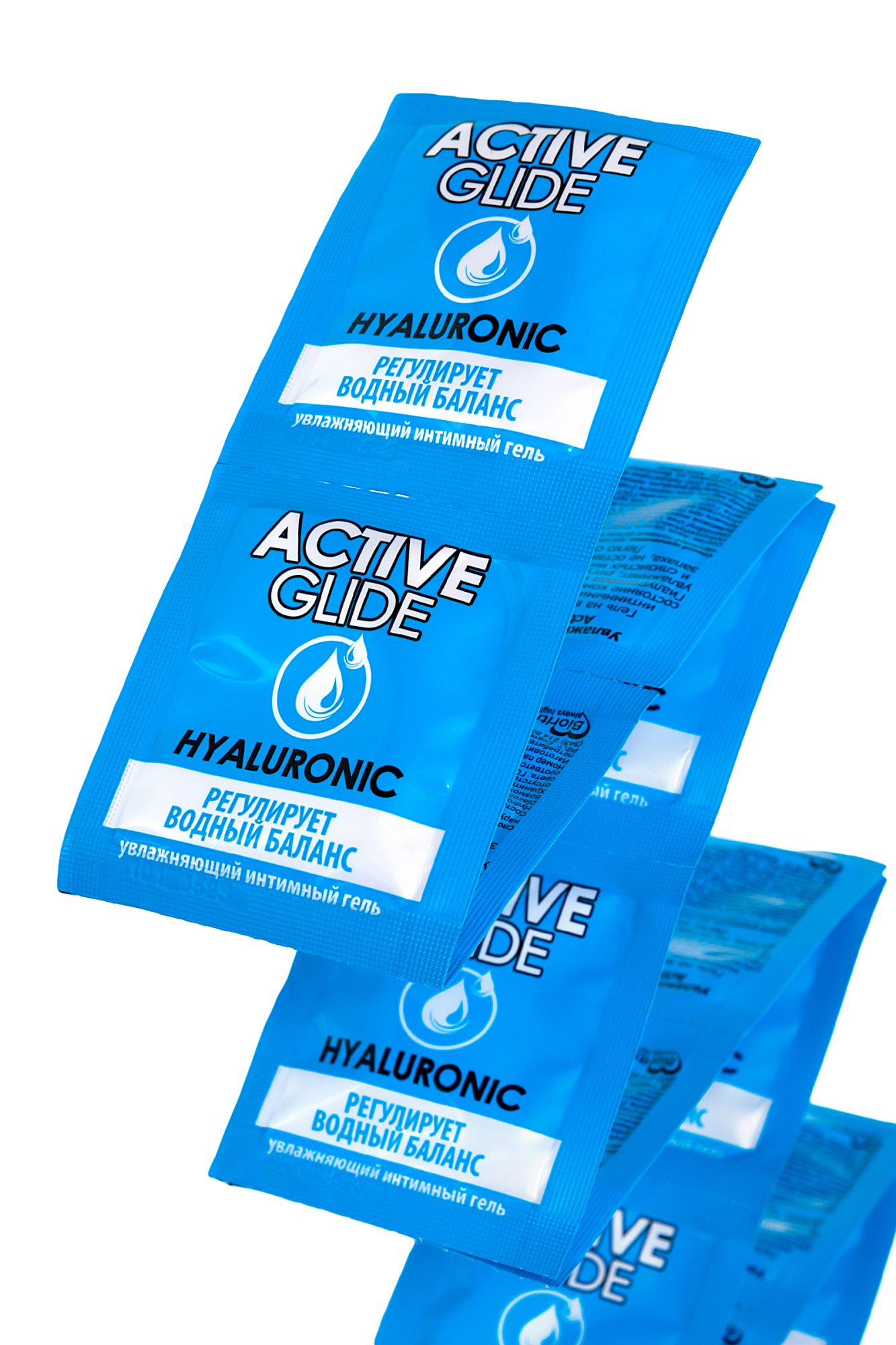 увлажняющий интимный гель active glide hyaluronic, 3 г 20шт в упаковке в Симферополе