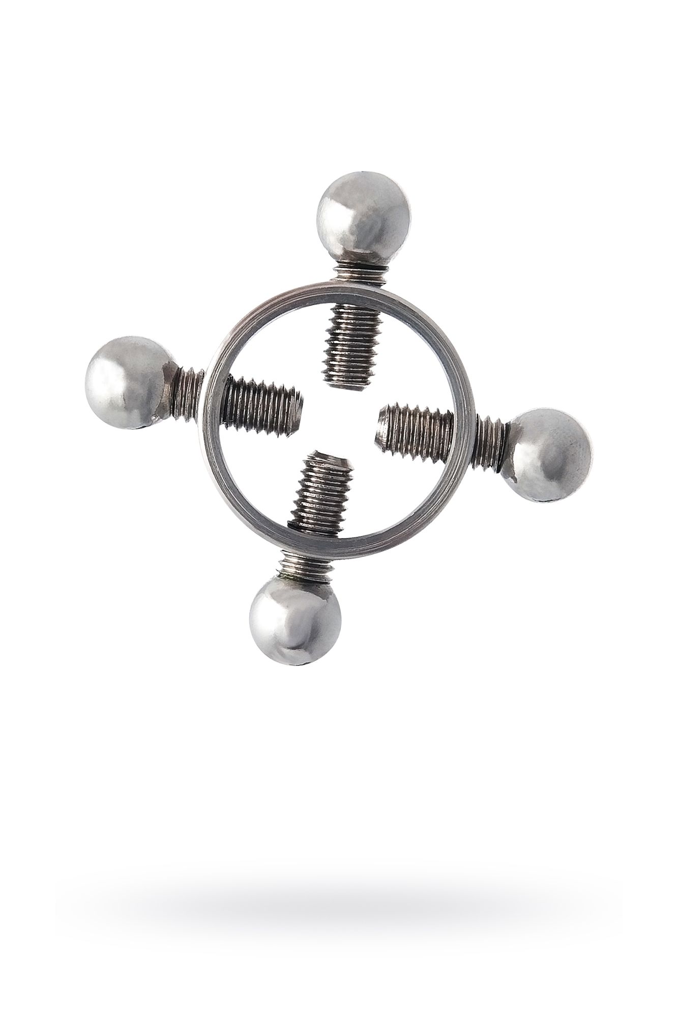 зажимы для сосков metal by toyfa, металл, серебряные, 2,6 см в Симферополе