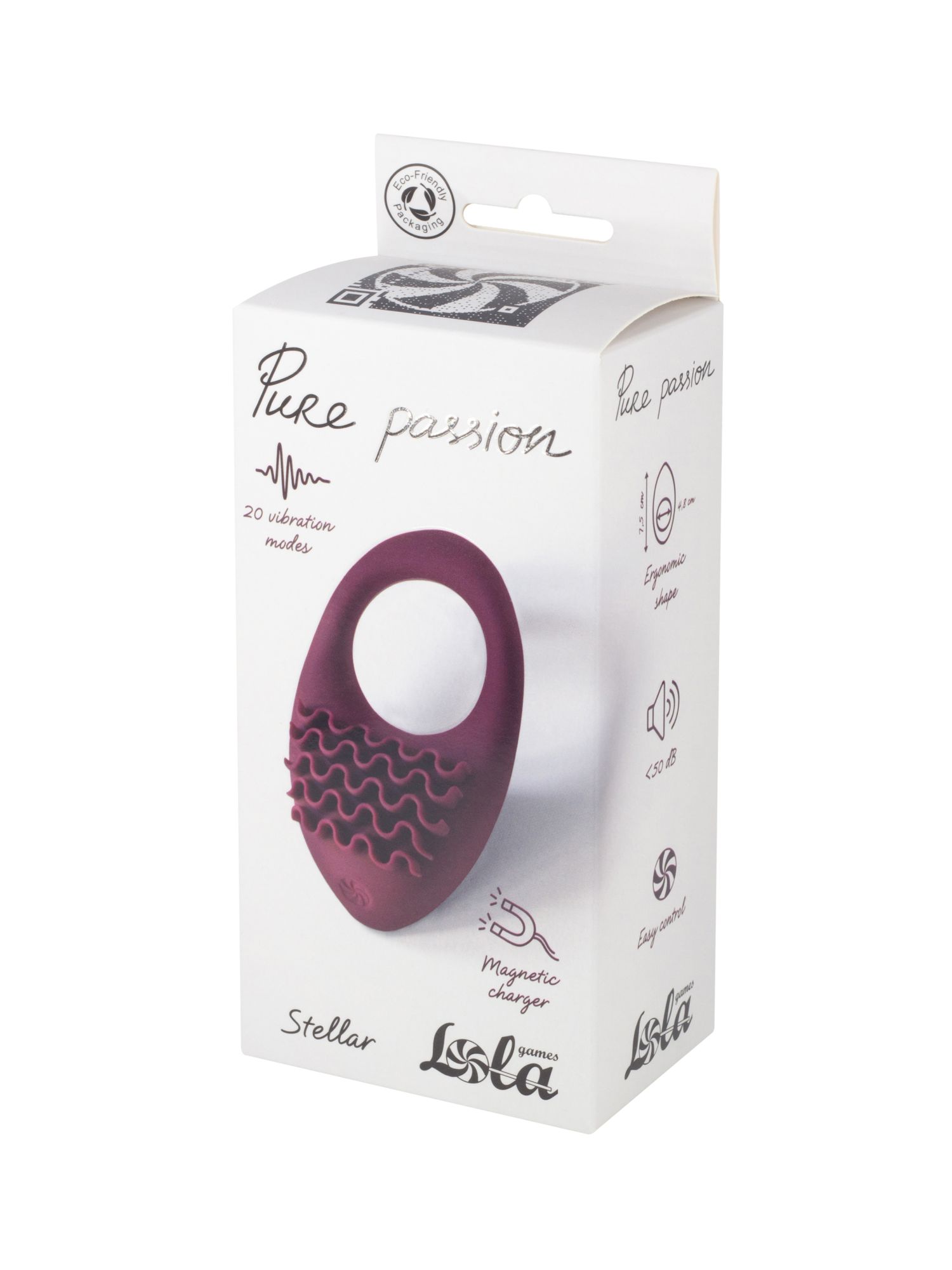 перезаряжаемое эрекционное виброкольцо pure passion stellar wine red 1501-02lola в Симферополе