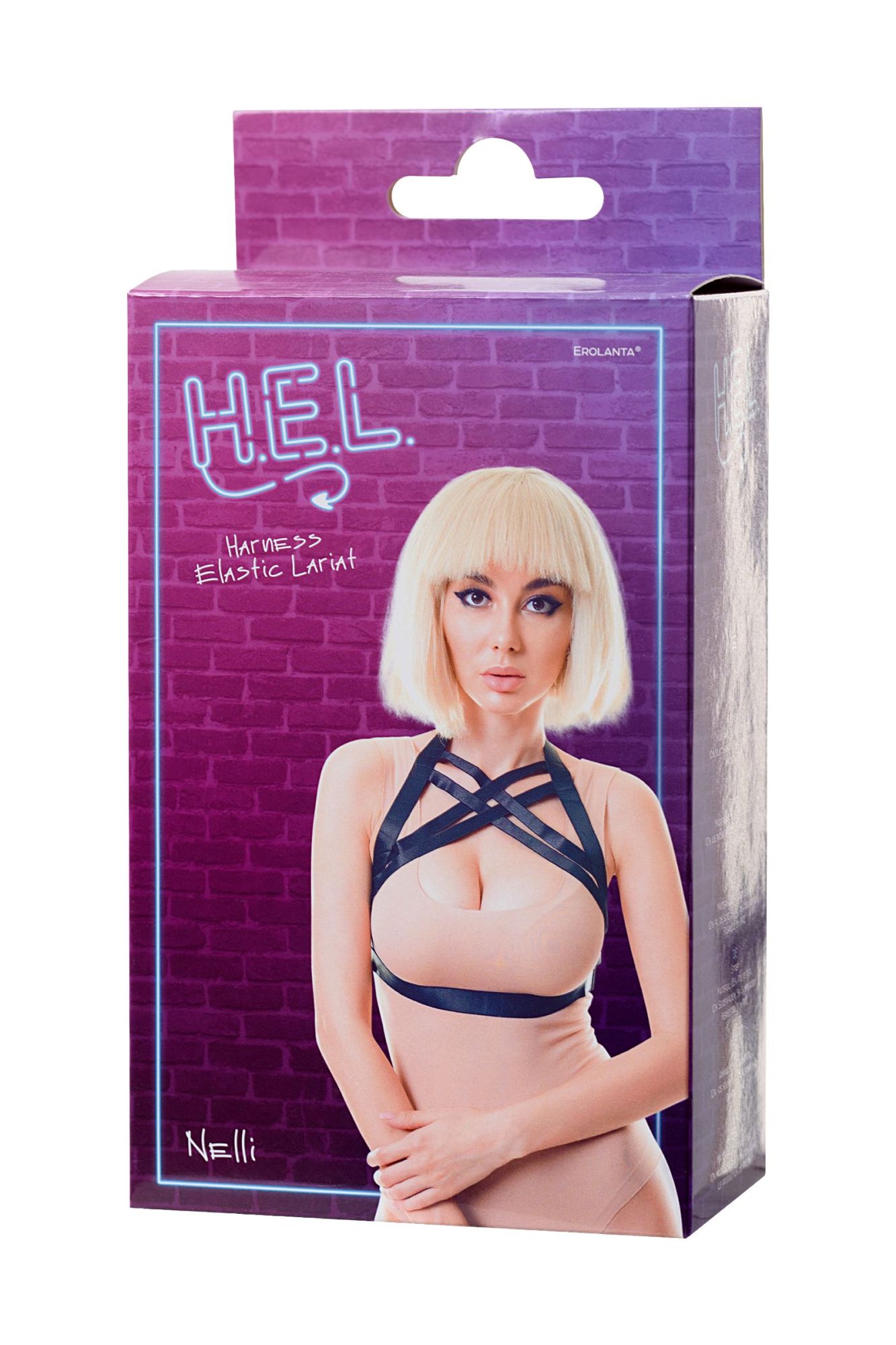 Эротическое стреп h.e.l. nelli, текстиль, черный, os в Симферополе