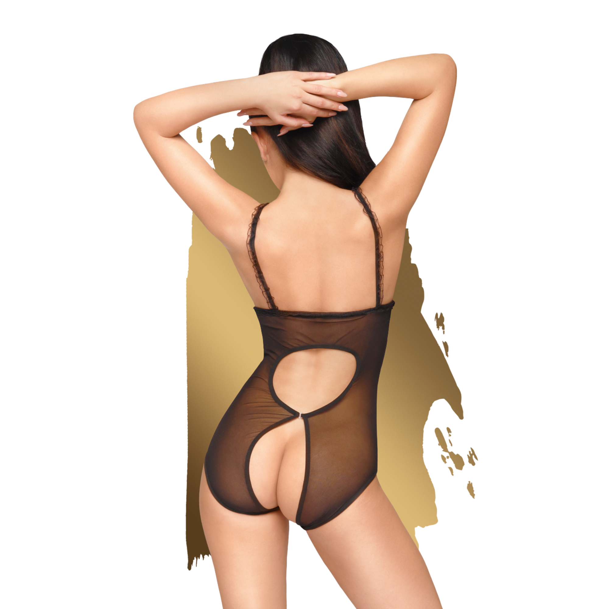 Эротическое боди penthouseturned on, черное, s/m в Симферополе