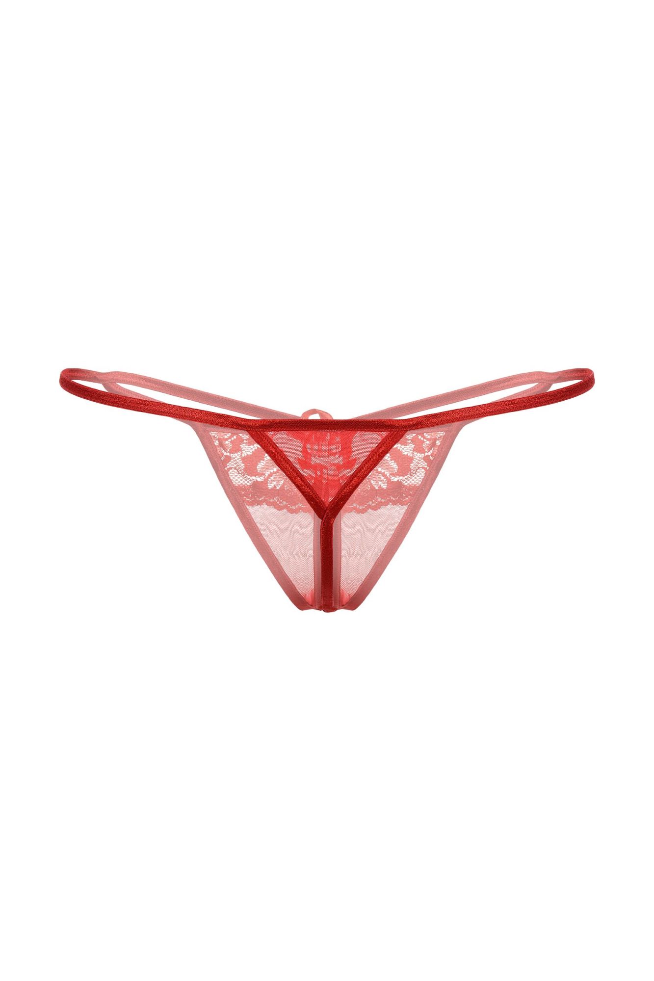 Эротическое стринги открытые кружевные softline collection, красный, s/l в Симферополе