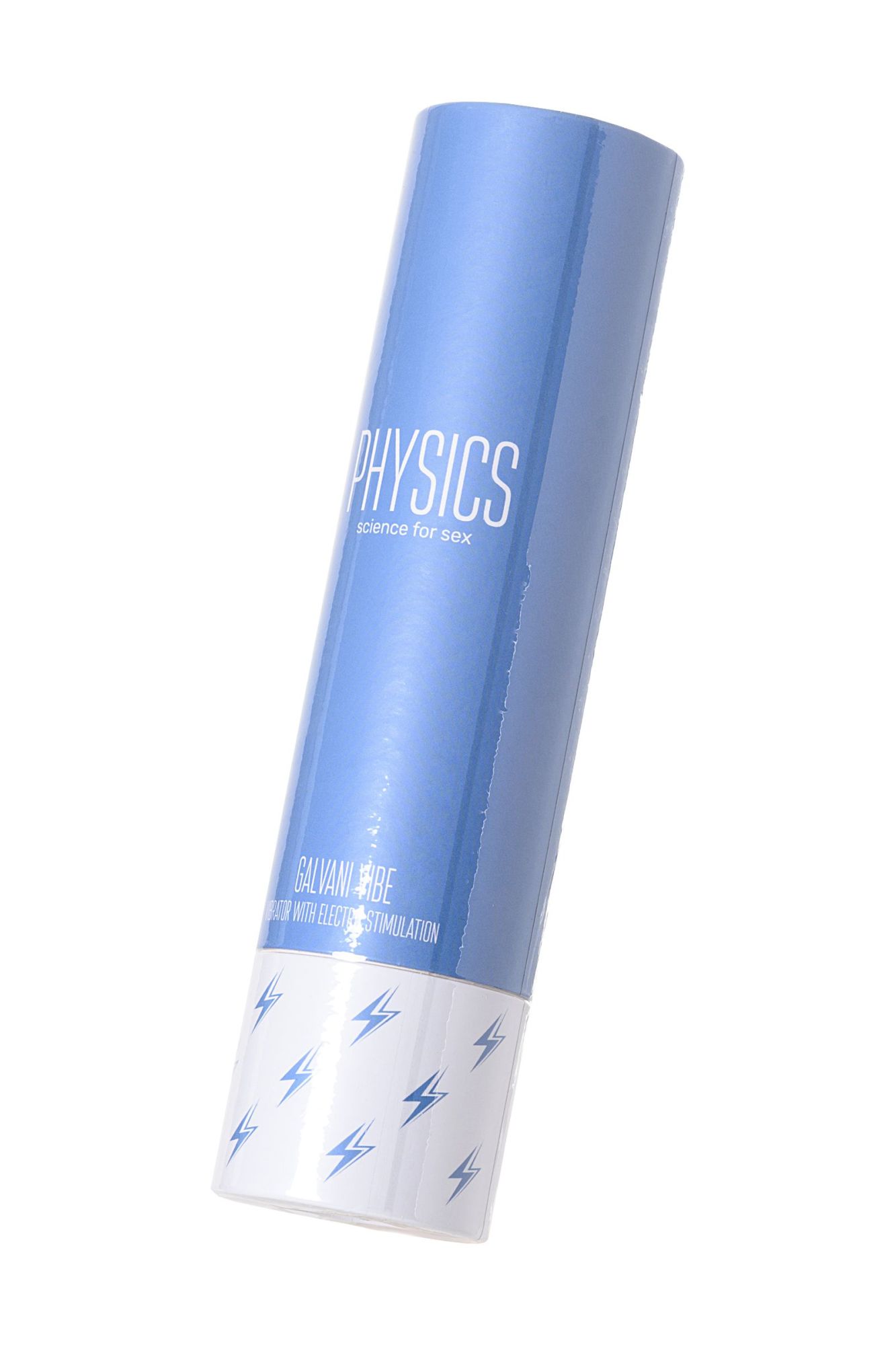 вибратор с электростимуляцией physics galvani vibe, силикон, голубой, 21 см в Симферополе