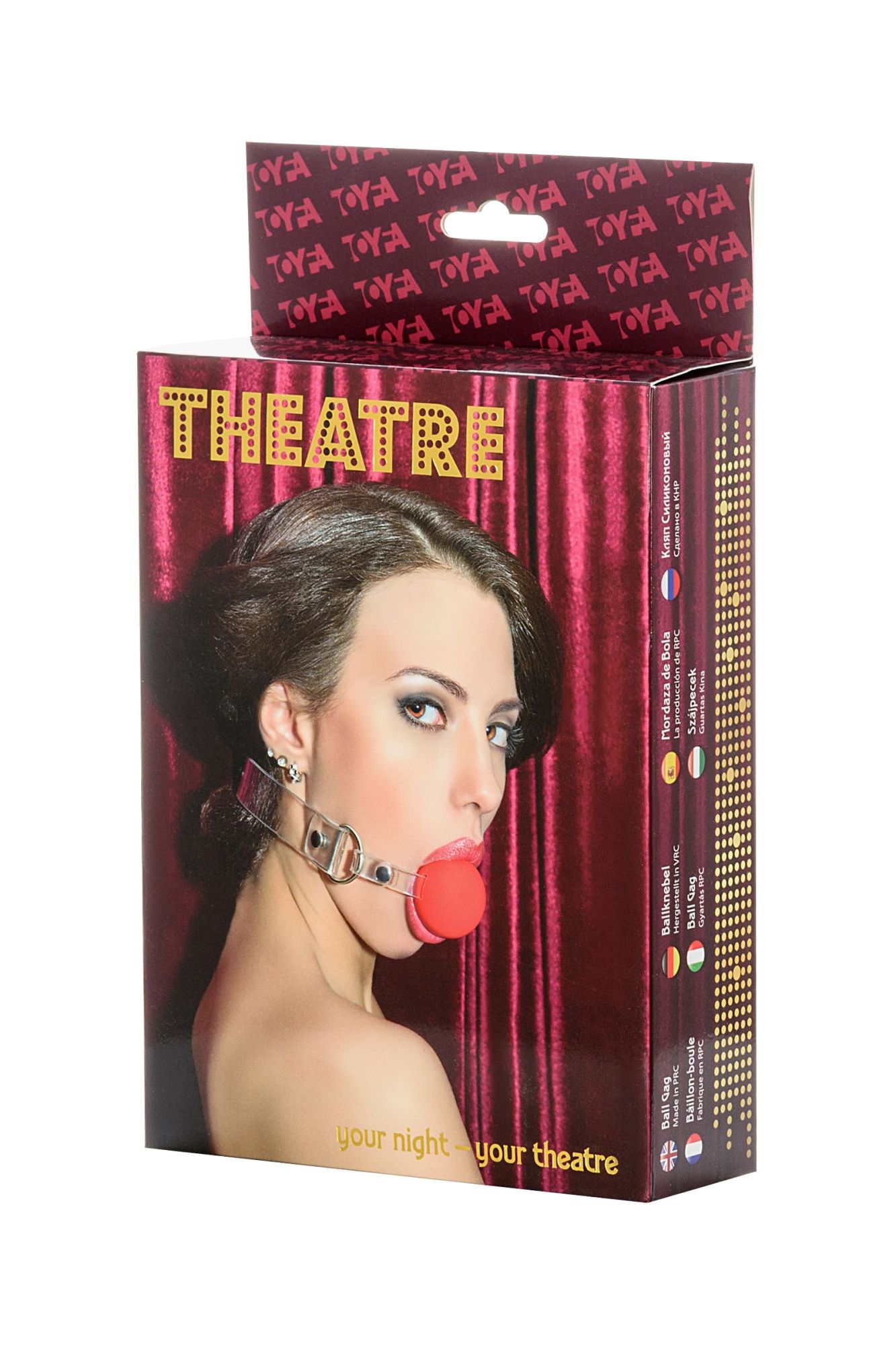кляп toyfa theatre, силикон, красный в Симферополе