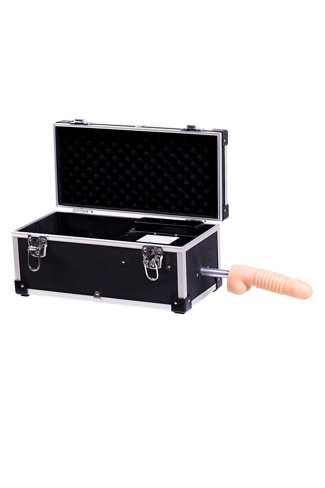 секс-чемодан diva tool box, с двумя сменными насадками, металл, черный, 41 см в Симферополе